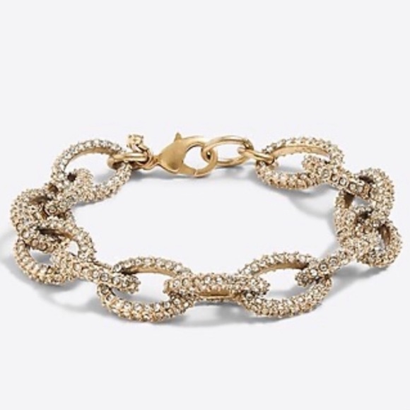 J. Crew Jewelry - NWOT J. Crew Factory Crystal Link Bracelet